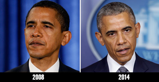 With all the drama in the world, this would seem a good time for No Drama Obama to roll up his sleeves and get everyone to chill. But President Obama doesn't seem to be thinking much about work. (AP images)