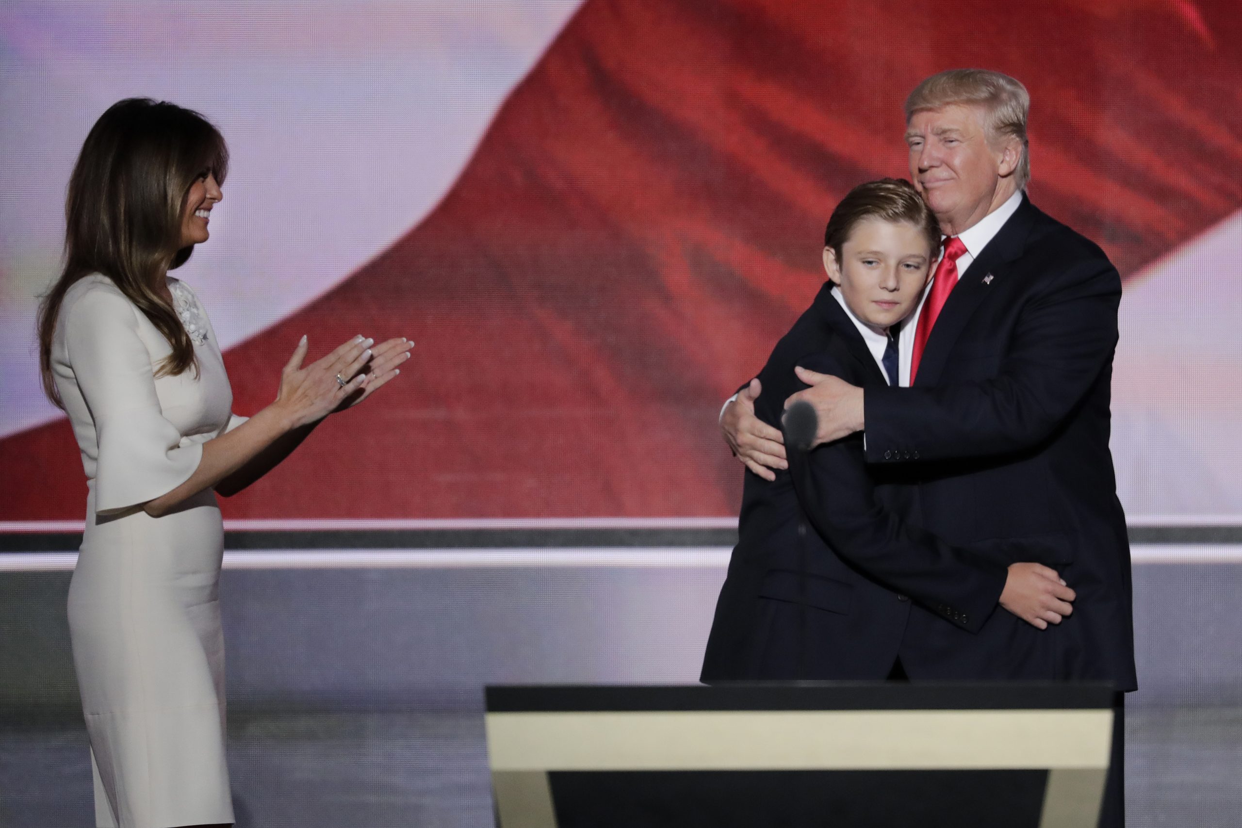 Trump: Clinton a ‘terrible example for my son, children of this country’