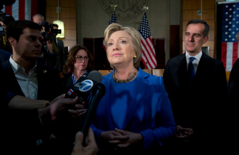 Clinton's use of a private email server as secretary of state has raised serious questions about her honesty. (AP Photo/Carolyn Kaster)