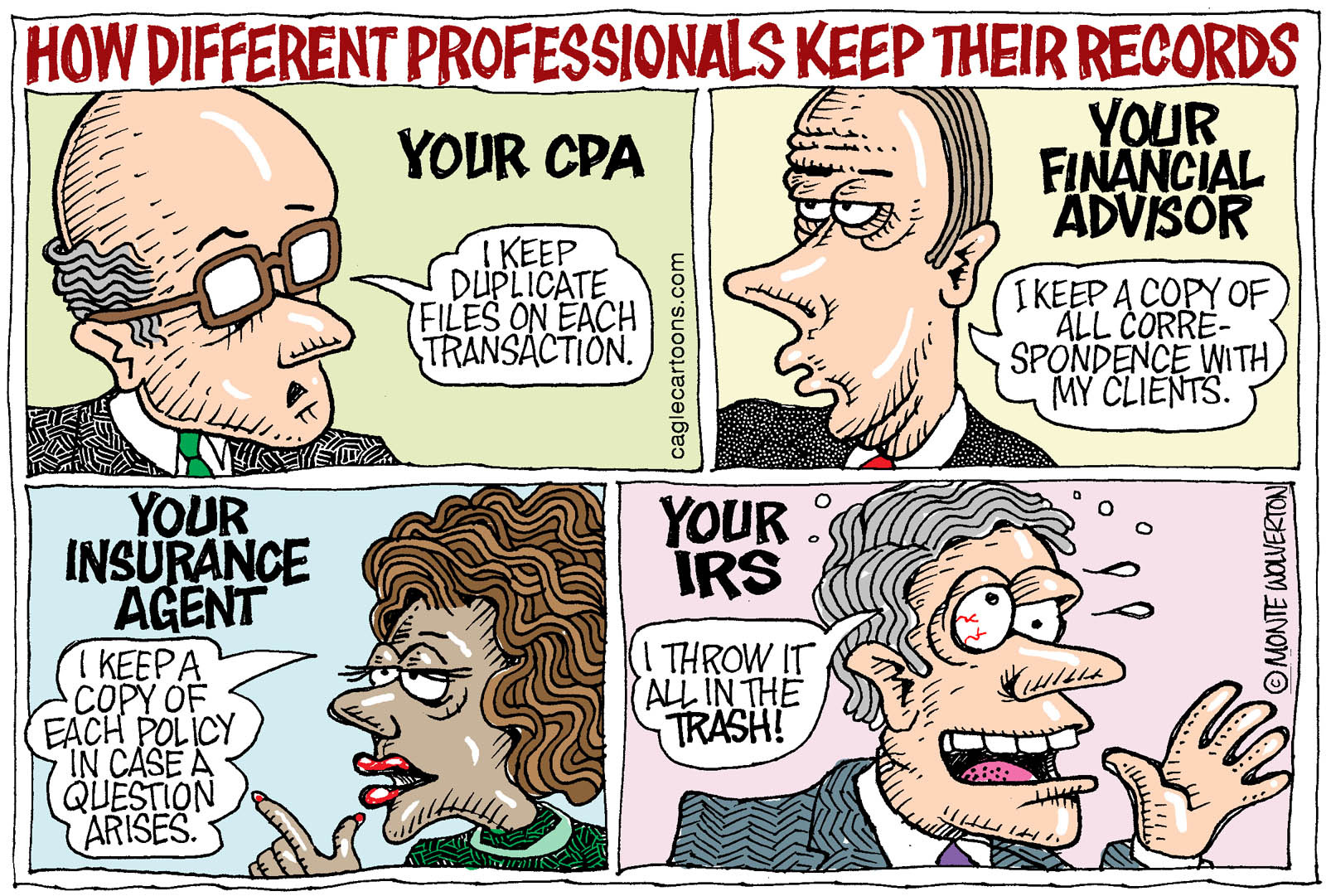Editorial Cartoon: Record keeping