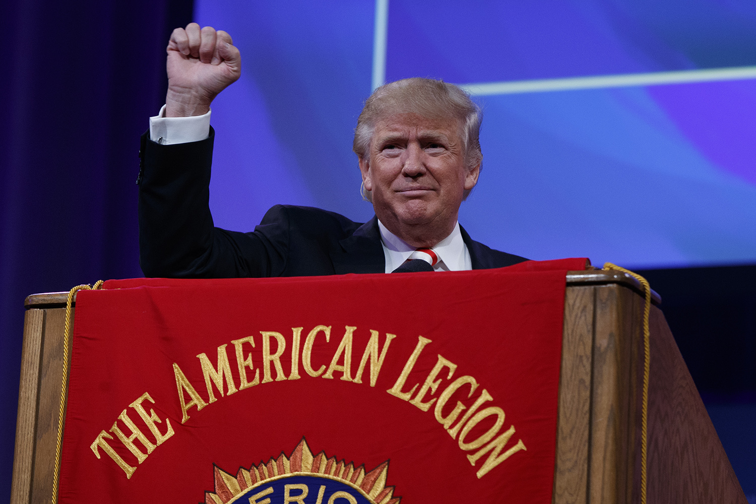 Trump pitches ‘America first’ message to American Legion