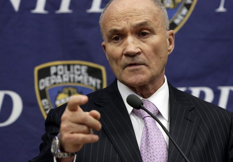 New York City Police Commissioner Raymond Kelly responds to a question about his department's stop-and-frisk policy during a news conference at police headquarters, in New York on Nov 1. (AP Photo/Richard Drew, File)