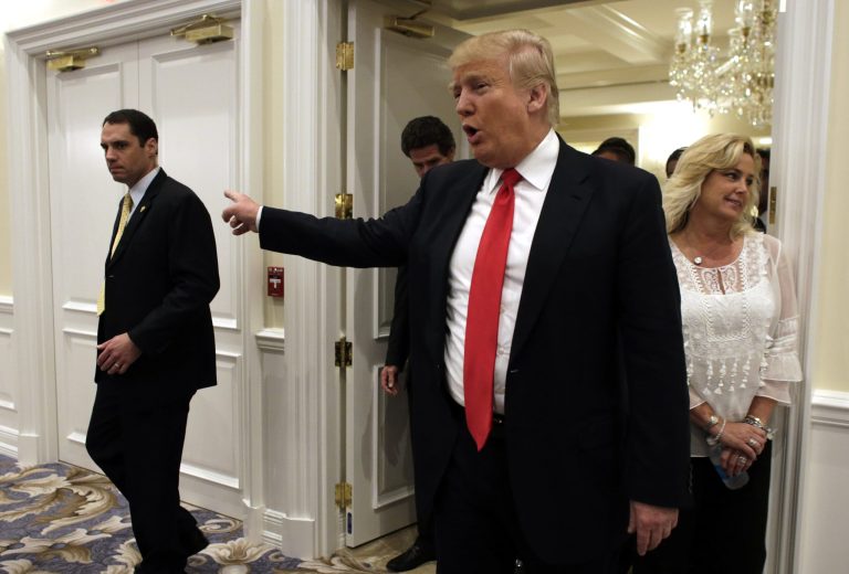 Trump needs a majority (1237) of the 2473 delegates. (AP Photo/Lynne Sladky)