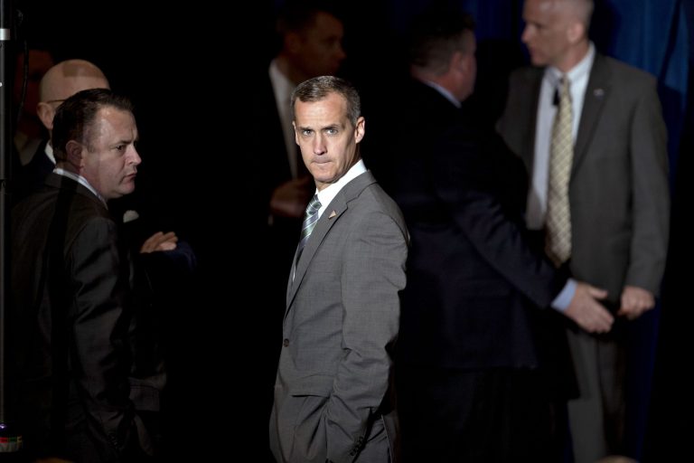 Corey Lewandowski, a former cop and staffer for conservative grassroots organizer Americans for Prosperity, was practically unknown at the national level until Donald Trump ran for president. (Andrew Harrer/Bloomberg News)