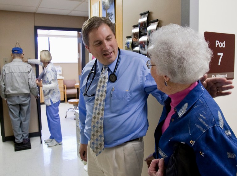 Medicare Advantage plans, which cover about 30 percent of all elderly Americans, will cost an average of $32.60 per month next year, 31 cents lower than this year, according to the Centers for Medicare and Medicaid Services. (AP file)