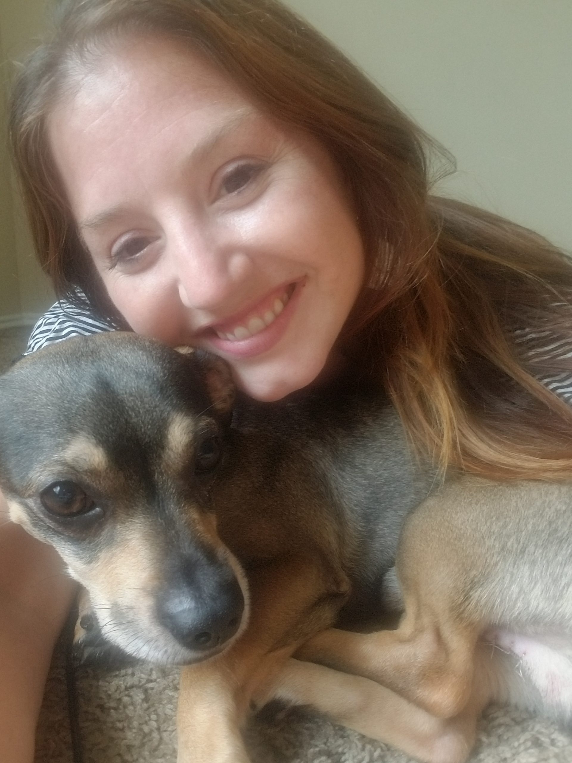 Nicole and her dog