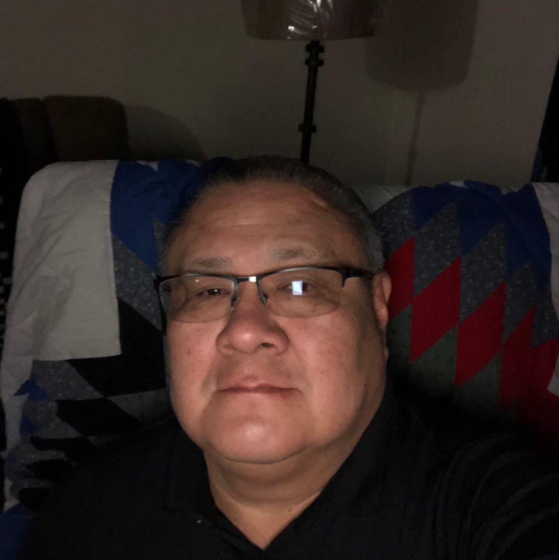 Philimon Two Eagle, a member of the Sicangu Lakota tribe in Rosebud, South Dakota.