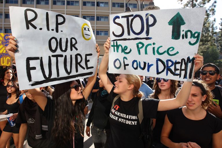 Student debt owed by Americans rose to nearly $1.2 trillion in the first quarter of 2015.Â (David McNew/Getty Images)