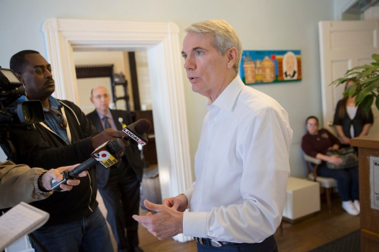 Portman won the endorsement over former Gov. Ted Strickland, his Democratic opponent. (AP Photo/John Minchillo)