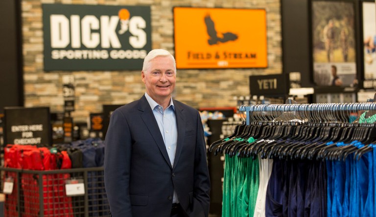 Dick's Sporting Goods' CEO Edward Stack, himself a gun owner, has praised the retailer's decision to raise the minimum age for firearms sales. 