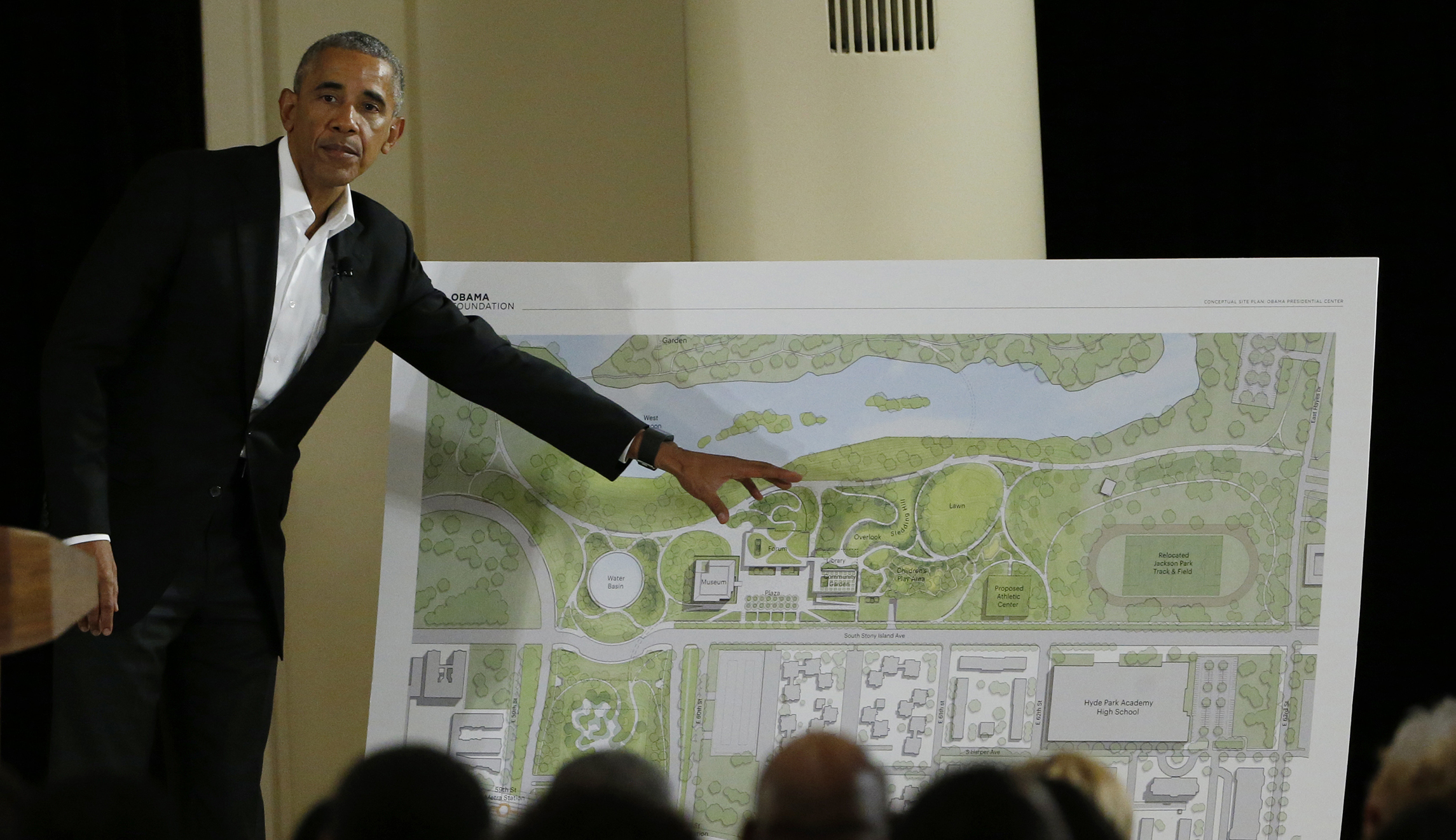Obama Foundation’s presidential center will include sledding hill, Women’s Garden, sports center