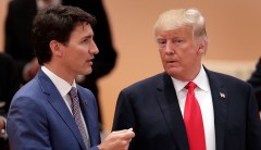 Trump and Trudeau discuss decision to expel Russian diplomats from US, Canada