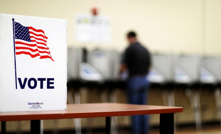 At least two county clerks have seen registrations withdrawn. (AP Photo/David Goldman)