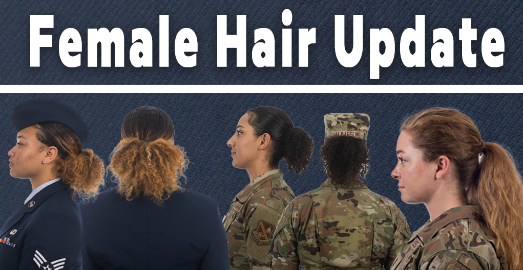 Air Force announces change to hair policy