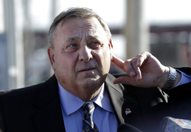 Maine Gov. Paul LePage's re-election team has launched a phone campaign seeking to clarify the Republican governor's position on Social Security. (AP Photo/Robert F. Bukaty)