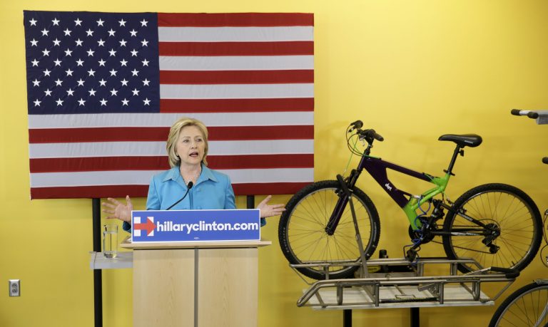 HillaryÂ Clinton has avoided commenting on Keystone XL to avoiding upsetting either environmentalists or people reaping economic benefits from the pipeline. (AP Photo)Â 