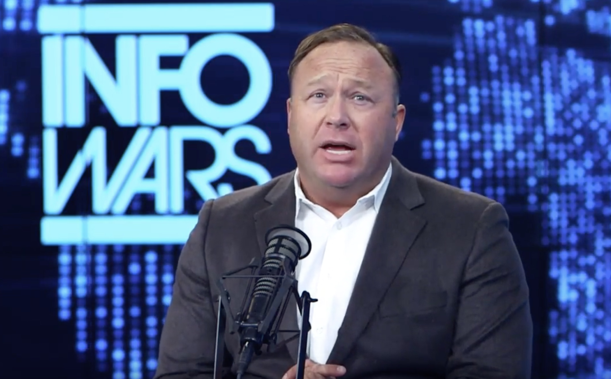 Alex Jones finally finds a conspiracy he can’t get behind
