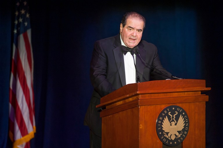 Supreme Court Justice Antonin Scalia died of an apparent heart attack Saturday morning. (AP Photo/Kevin Wolf)