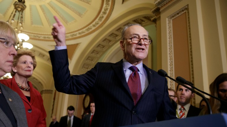 Senate Minority Leader Charles Schumer said he still has 