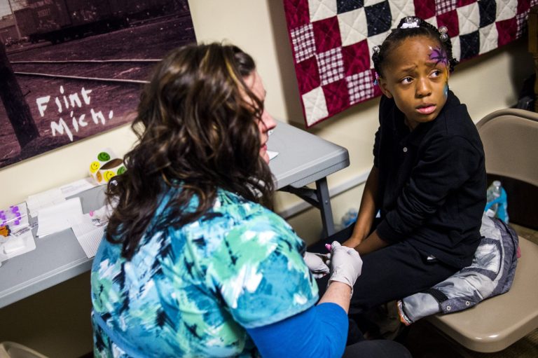 Agency also announced measures to expand access to healthy food. (Jake May/The Flint Journal-MLive.com via AP)