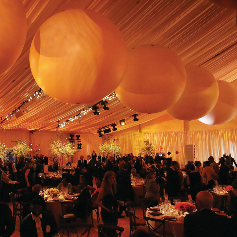 Dinner Under the Tent