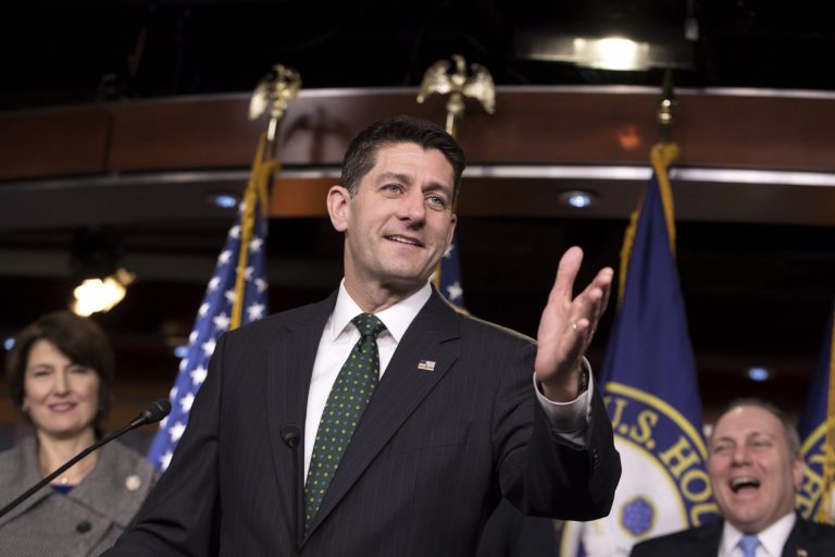 "Next year is going to be the year where we work on people," House Speaker Paul Ryan told reporters who asked about his welfare reform plan at his weekly news conference. "Next year is the year we work on getting people where they need to get in life, in better jobs, an actual career, closing the skills gap."