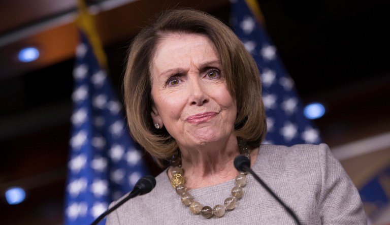 House Minority Leader Nancy Pelosi criticized President Trump for threatening North Korea with 