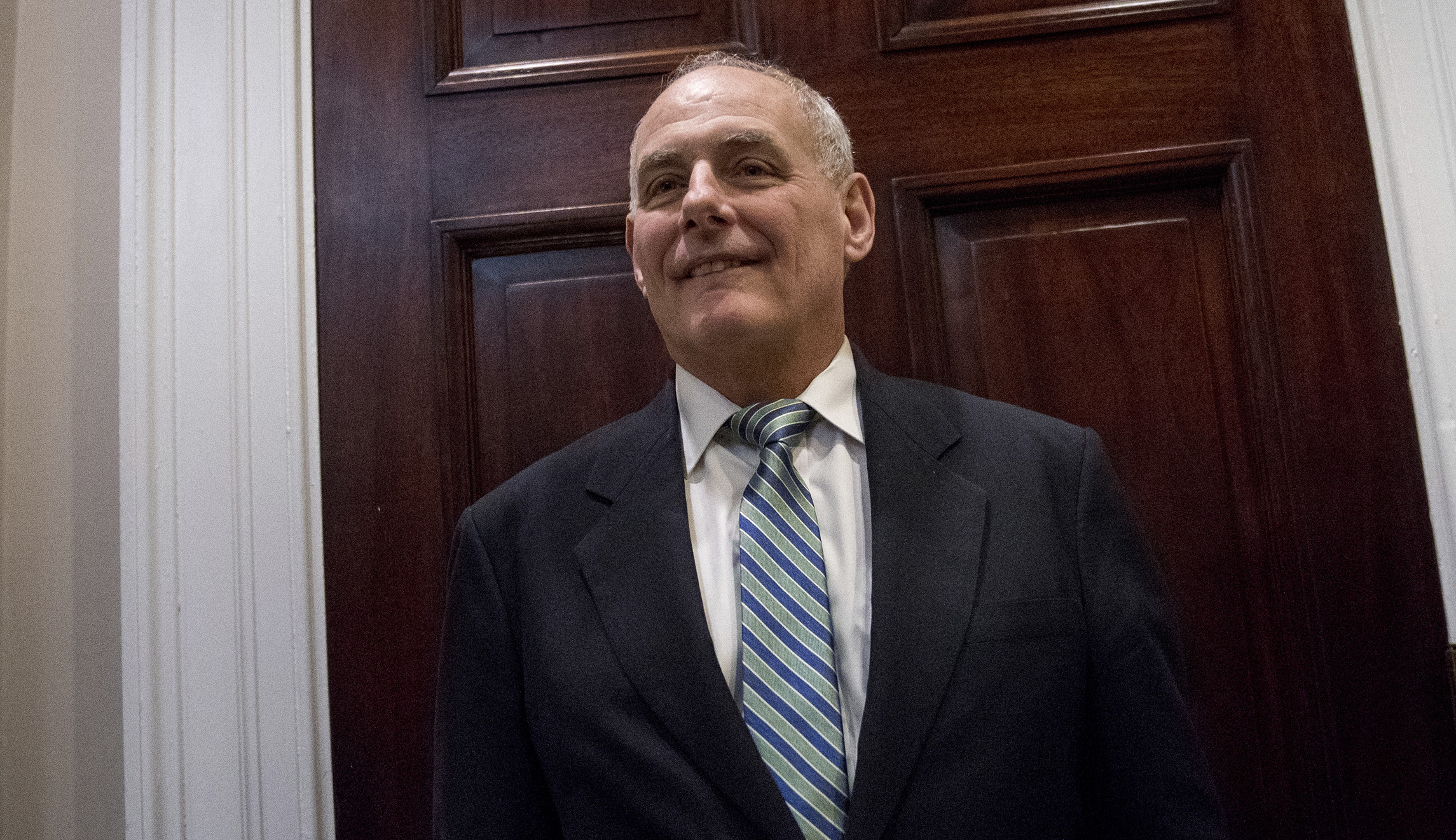 John Kelly skipped Davos to work on immigration in Washington