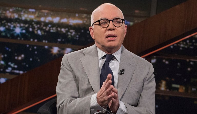 Author Michael Wolff said that United Nations Ambassador Nikki Haley appears to have "embraced" a suggestion in his book that she is having an affair with President Trump. (Janet Van Ham/HBO via AP)