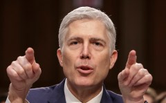 Gorsuch says report coming on Supreme Court leak investigation