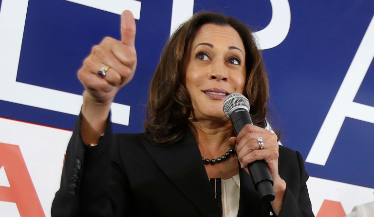 Sen. Kamala Harris, a former attorney general of California, has long been rumored to be considering a 2020 run, but publicly has shied away from that kind of talk. (AP Photo/Rich Pedroncelli)