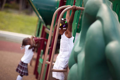 Playground mishap triggers clash of parental philosophies