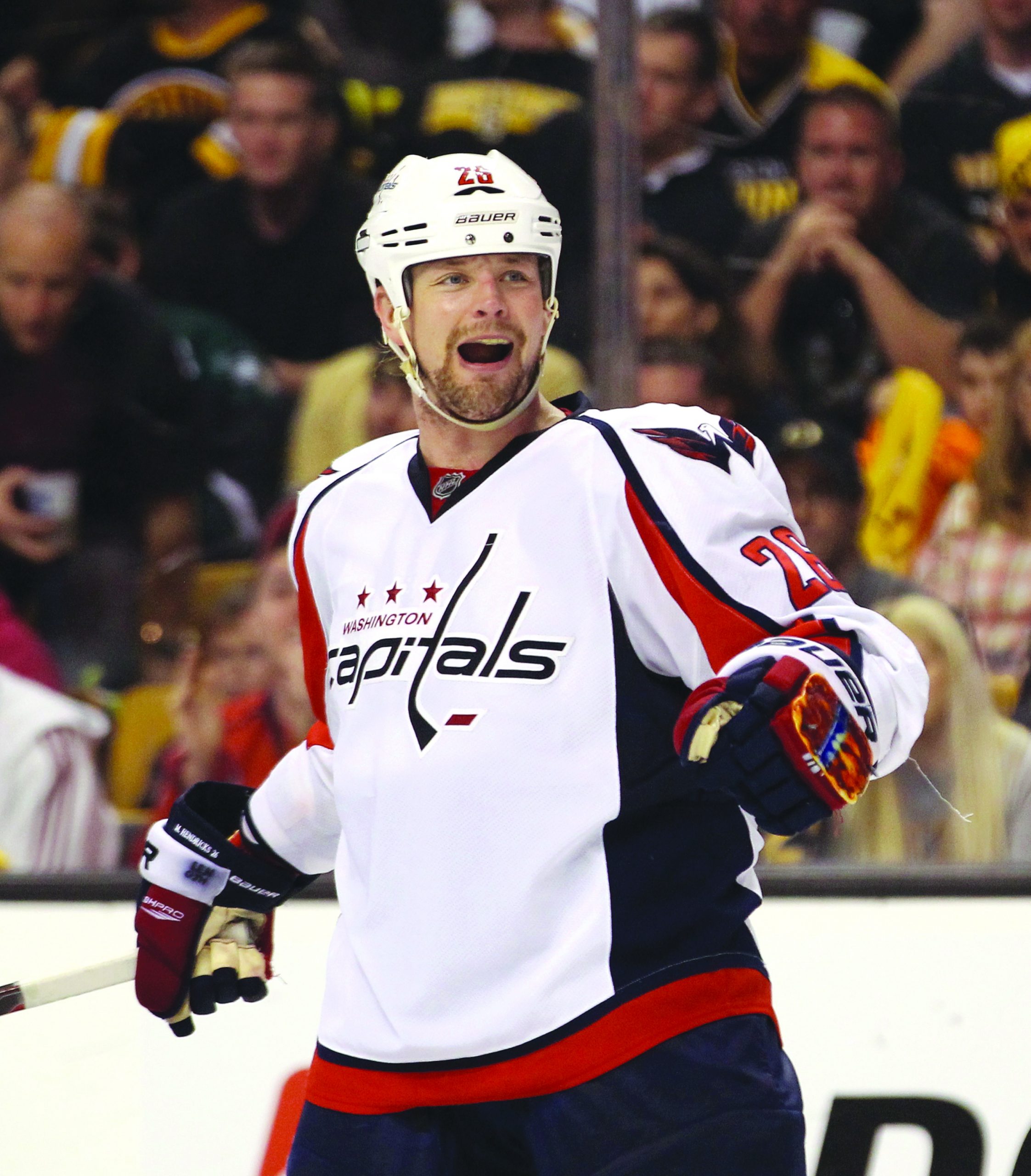 The value of Caps free agent forward Matt Hendricks