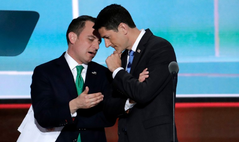 A Republican National Committee member in Nevada is urging Republicans to vote out elected GOP officials who oppose Donald Trump. (AP Photo/J. Scott Applewhite)