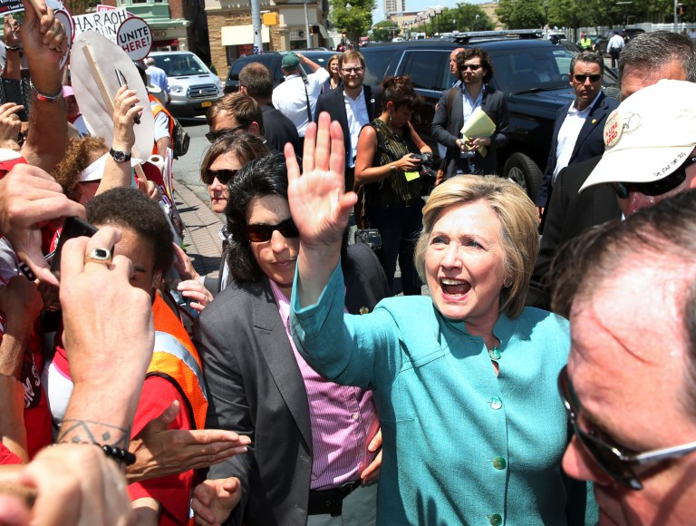 In two NBC News/Wall Street Journal polls, likely voters gave Clinton a 3-point advantage over Trump in Florida (45-42 percent) in a four-person race, and an even greater 12-point lead in Pennsylvania (49-37 percent). (AP Photo)