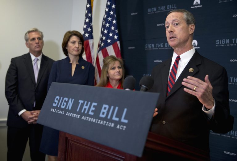 The bill authorizes defense programs, including a 1.3 percent increase in military pay. (AP Photo/Carolyn Kaster)