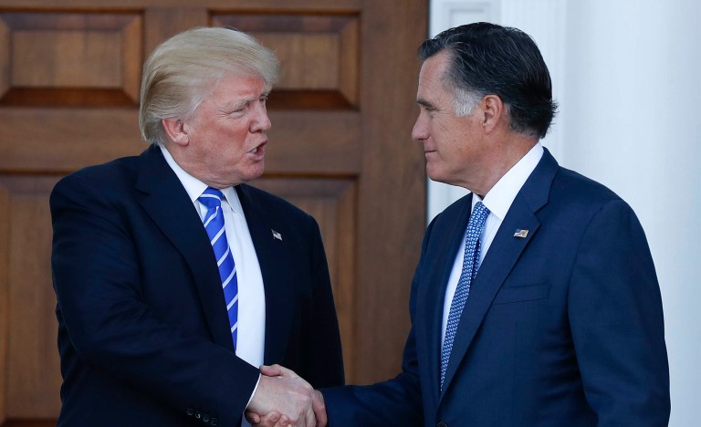 Mitt Romney is good for the position on his own merits, and President-elect Trump's decision to meet with him more than once seems to show he shares our view on this matter. (AP Photo/Carolyn Kaster)