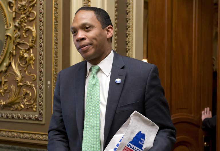 FILE - In this March 14, 2013, file photo, Rob Nabors, President Barack Obama's deputy chief of staff, leaves a closed-door meeting between Obama and Senate Republicans, at the Capitol in Washington. Obama is dispatching Nabor, one of his closest White House advisers to oversee an investigation of the troubled Department of Veterans Affairs as the agency grapples with allegations of treatment delays and preventable deaths, as well as persistent questions about benefits backlogs.  (AP Photo/J. Scott Applewhite, File)