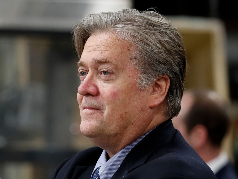 While the idea of the conservative think tank becoming an alt-right bastion seems preposterous, the Bannon suggestion sparked a bonfire of speculation during an information vacuum over the weekend. (AP Photo/Carolyn Kaster)