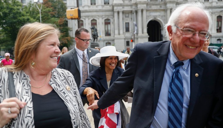 Jane Sanders, Sen. Bernie Sanders' wife, believes her husband could have beaten President Trump in the 2016 general election. (AP Photo/John Minchillo)
