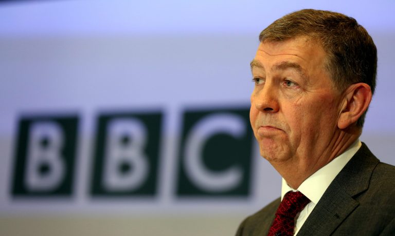   Author of the Pollard Report Nick Pollard, speaks during a press conference in response to The Pollard Report at New Broadcasting House, Portland Place, London Wednesday Dec. 19, 2012. Institutional chaos and confusion, but not a cover-up, were to blame for the BBC's disastrous handling of pedophilia allegations involving one of its best-known children's television personalities, an internal review found Wednesday. The review, carried out by former Sky News boss Nick Pollard, absolved BBC executives of trying to bury a potentially embarrassing story, saying that weak management and poor leadership were to blame for the fact that a planned expose about the late TV star, Jimmy Savile, never aired on the flagship 