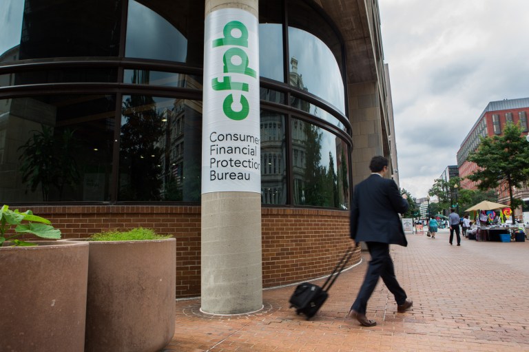 The headquarters of the Consumer Financial Protection Bureau. (Photo: Graeme Jennings/Washington Examiner)