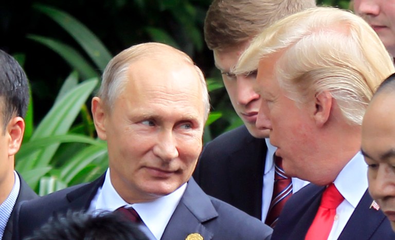 Trump met with Putin during the Asia-Pacific Economic Cooperation forum in Vietnam where the pair had 