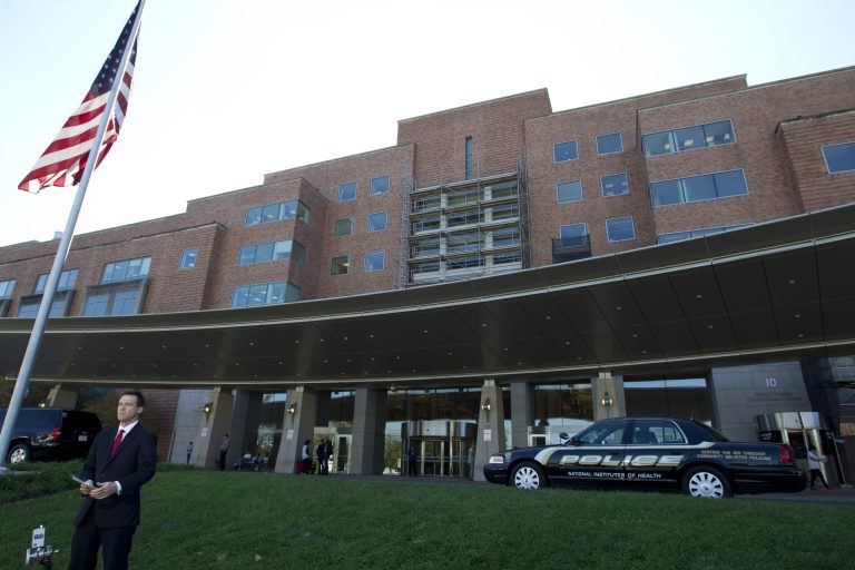 An American healthcare workerÃ¢â¬â¢s condition continues to improve, as the National Institutes of Health upgraded the worker to fair condition. (AP Photo)