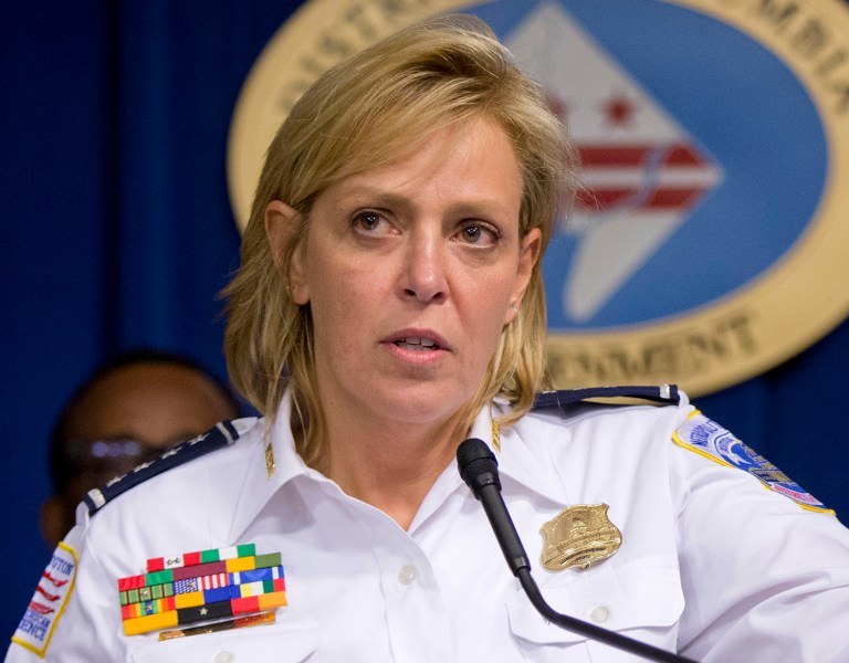 Cathy Lanier had a 26-year career on the force, and was named chief in 2007. (AP Photo/Manuel Balce Ceneta)