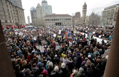 Hundreds rally in Boston against Trump’s ‘attack’ against science