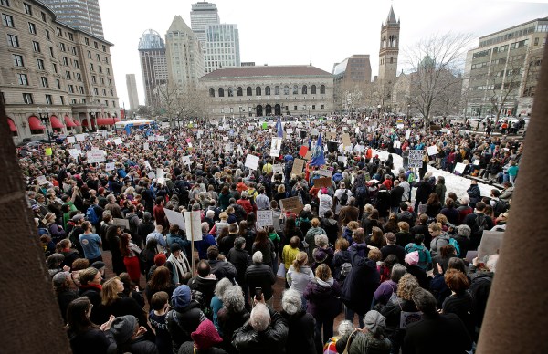 Hundreds rally in Boston against Trump’s ‘attack’ against science