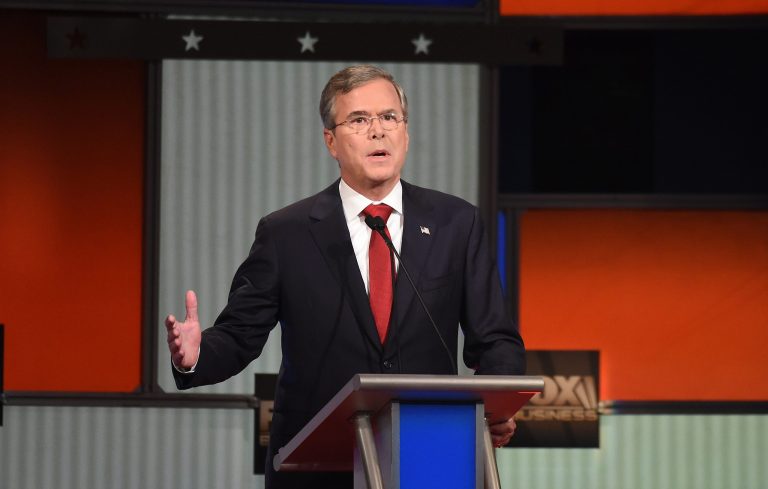 Republican presidential candidate, former Florida Gov. Jeb Bush suggested that the National Security Agency be granted authority to oversee civilian cybersecurity efforts. (AP Photo/Rainier Ehrhardt)