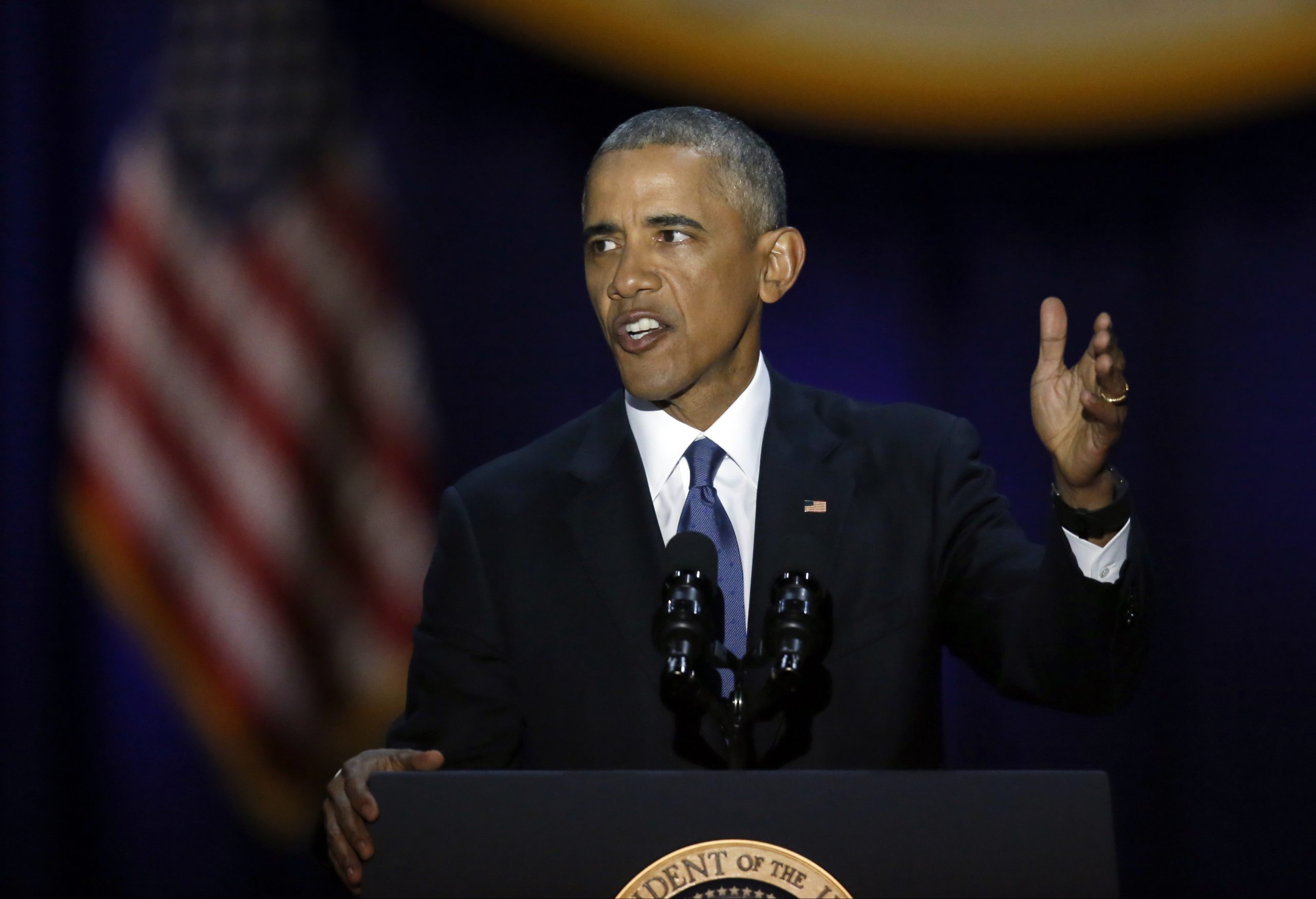 In farewell address, Obama touts heavily caveated terror brag
