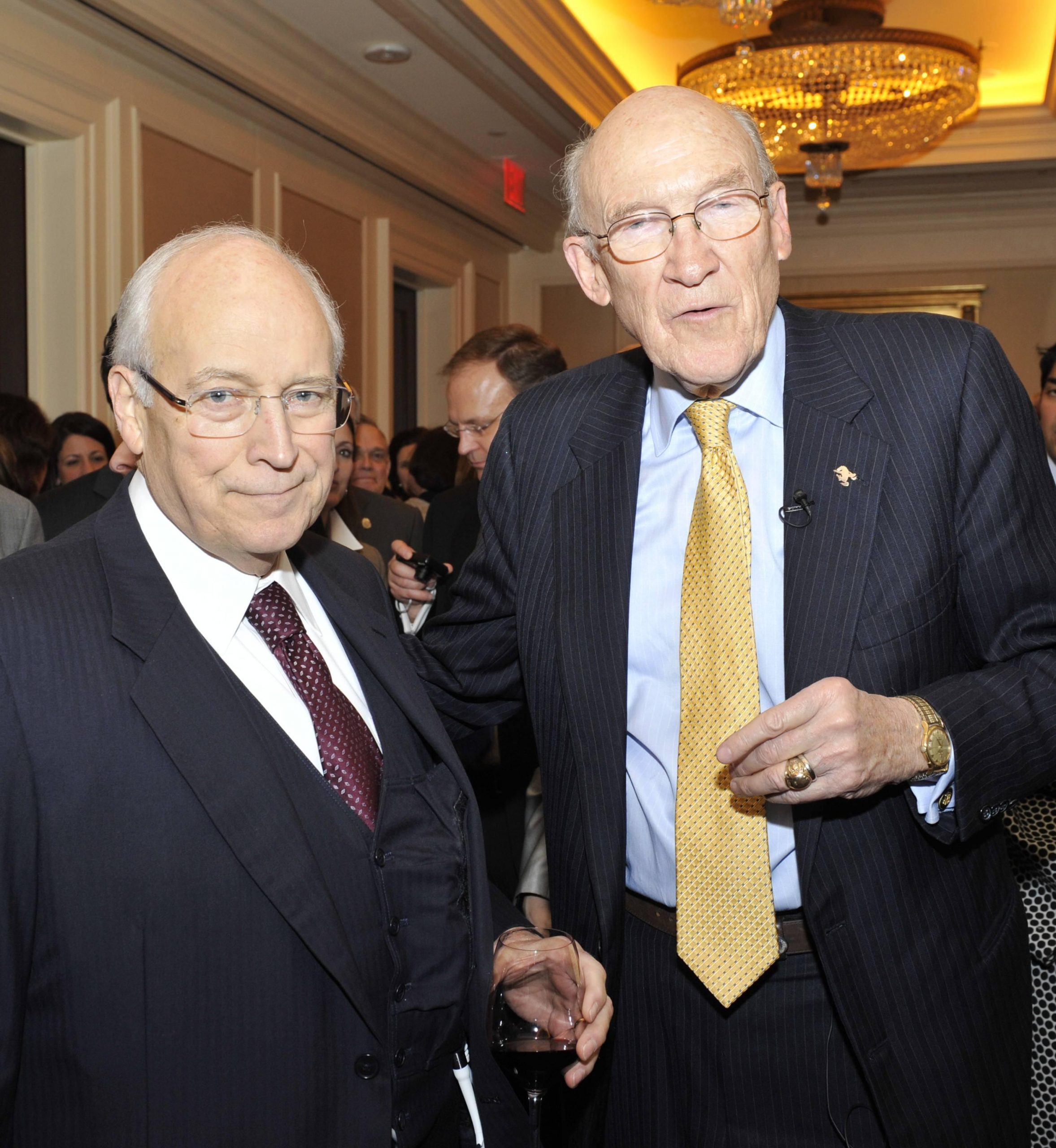 Cheney attends book party for his buddy Sen. Al Simpson